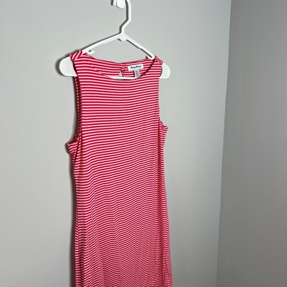 Tommy Bahama Soft Rayon Material Striped Dress Size Small - Picture 3 of 11
